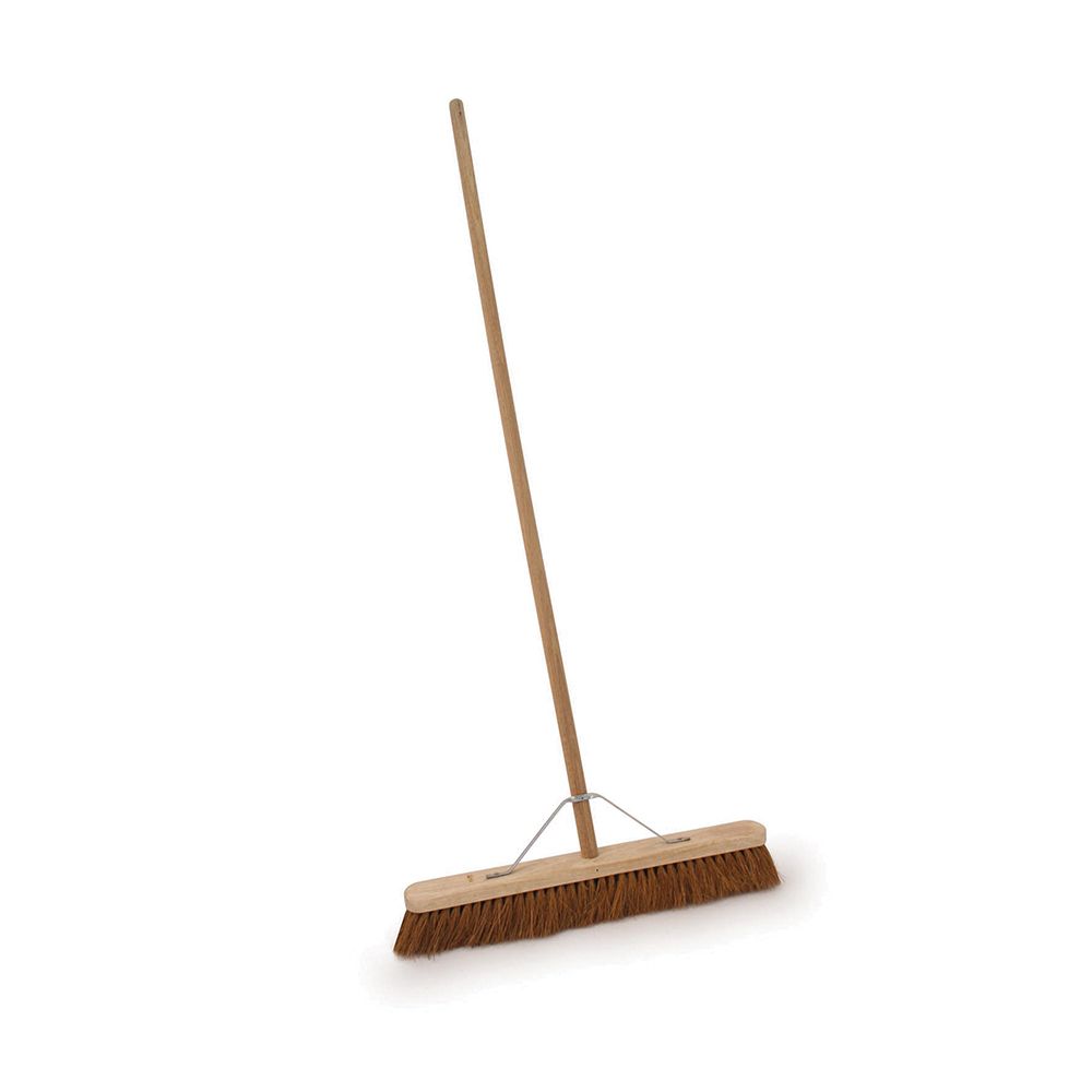 Wooden 24A Broom With Handle Soft Bristles Brosch Direct