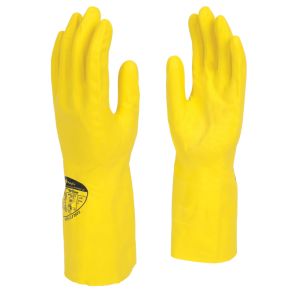 Polyco Pura Yellow Nitrile Flocklined Glove