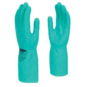 Polyco Pura Green Nitrile Flocklined Glove