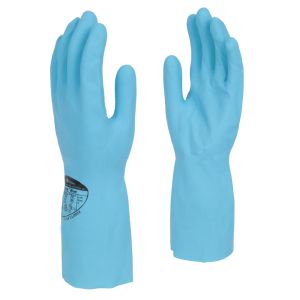 Polyco Pura Blue Nitrile Flocklined Glove