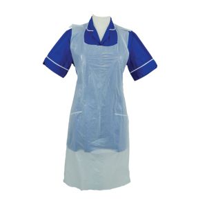 Shield® White Extra Heavy Duty Longer Tie Aprons in a Pack ‑ 27