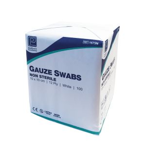 Premier 12ply Non Sterile Gauze Swabs ‑ 10cm x 10cm