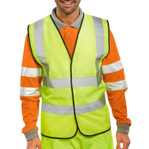 Hi Vis Waistcoat Yellow