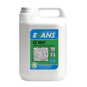 Evans Q'Det Unperfumed Washing Up Liquid ‑ 5 Litre