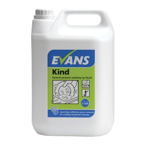 Evans Kind Washing Up Liquid and General Purpose Detergent ‑ 5 Litre