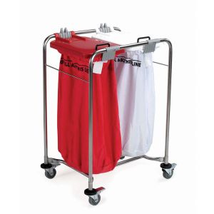 Medi Cart Laundry Trolley Two Bag