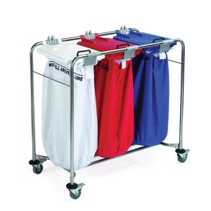 Medi Cart Laundry Trolley Three Bag