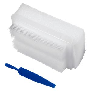 Sterile Scrub Brush with Integral Dry Sponge + Nail Pick