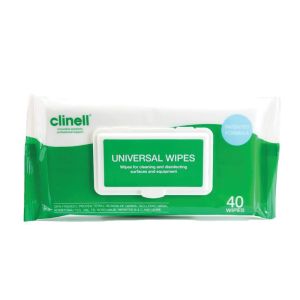 Clinell Universal Sanitising Wipes ‑ 40 Wipe Pack