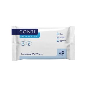 Conti Hands and Face Cleansing Wet Wipes (50)