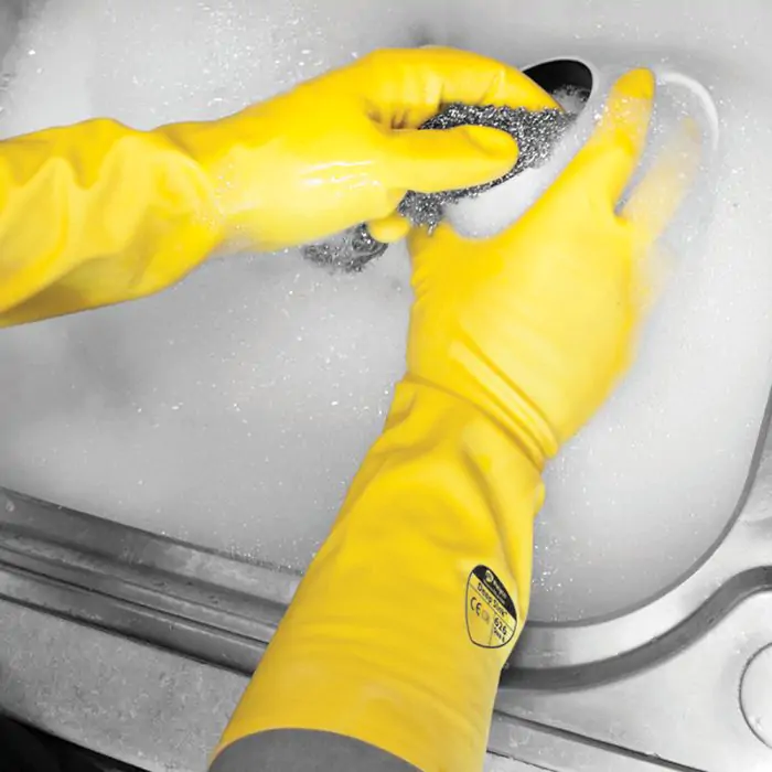 Long rubber clearance gloves