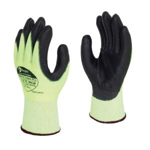 Matrix Green PU Palm Coated Cut Resistant Glove