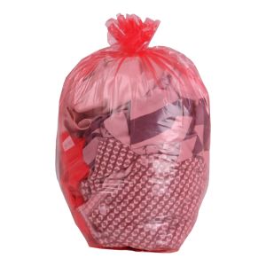 Red Soluble Strip Laundry Bags 45 Litre