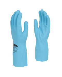 Pura Blue Nitrile Flocklined Glove