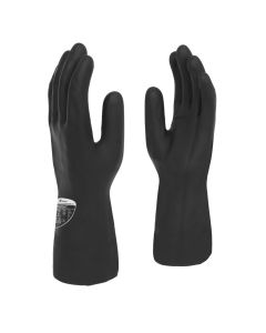 Maxima 30cm Heavy Duty Flock Lined Natural Rubber Glove