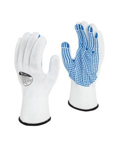 Matrix D Grip White PVC Dot Palm Coated Glove