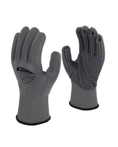 Matrix D Grip Grey PVC Dot Palm Coated Glove