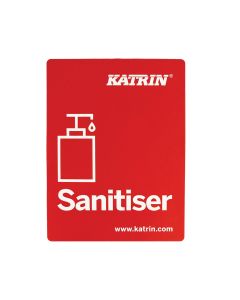 Katrin Sanitiser Dispenser Sticker