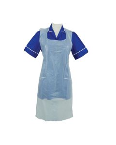 Shield® White Extra Heavy Duty Longer Tie Aprons in a Pack ‑ 27