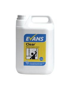 Evans Clear Window & Glass Cleaner 5 Litre