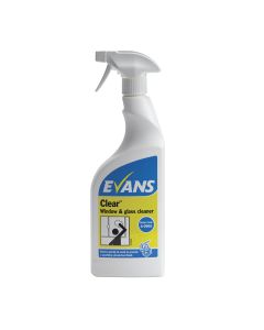 Evans Clear Window & Glass Cleaner 750ml