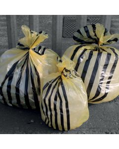 Yellow Clinical Waste Sacks for Landfill