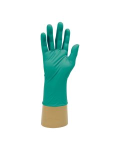 Green Nitrile Powder Free Gloves