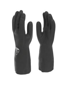 Shield 33cm Industrial Black Rubber Glove