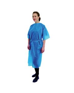 Premier Blue Short Sleeve Gowns
