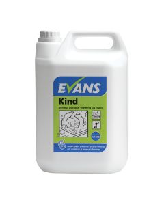 Evans Kind Washing Up Liquid and General Purpose Detergent ‑ 5 Litre