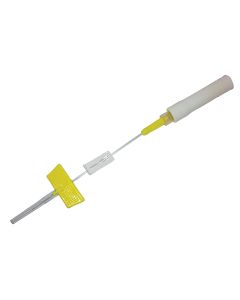 BD Saf‑T‑Intima Integrated Safety Catheter Yellow 24g x 19mm ‑ PRN
