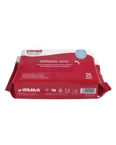 Clinell Peracetic Acid Wipes 25 Wipes