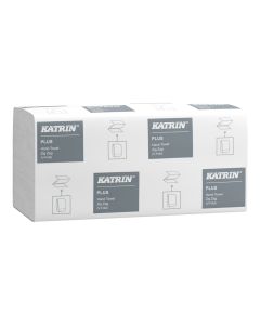 Katrin 83114 Plus 1ply Zig Zag V Fold Hand Towels