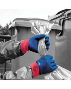 Blue Grip Crinkle Latex Coated Glove