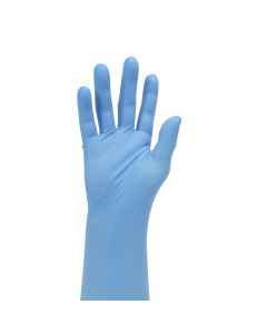 Longer Cuff Powder Free Blue Nitrile Gloves