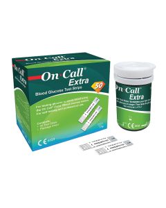 On Call Extra Blood Glucose Test Strips (50)